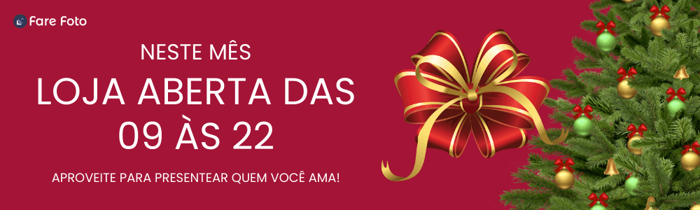 Loja aberta das 09 às 22